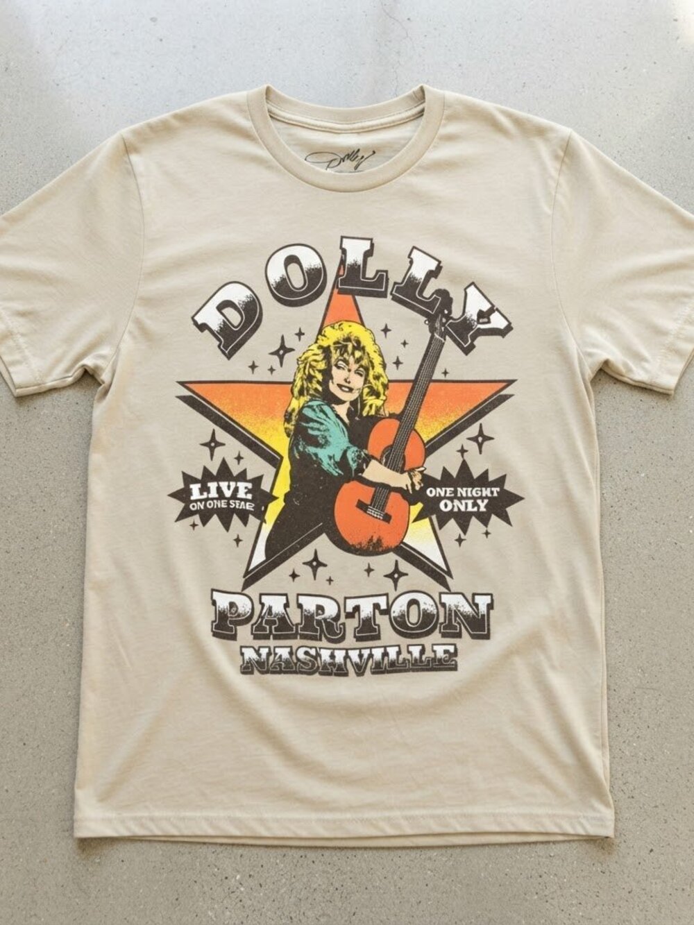 Exclusive!! Dolly Parton "Live From Nashville" Merch T-Shirt
